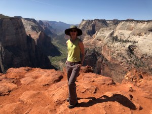 Mary at Observation Point